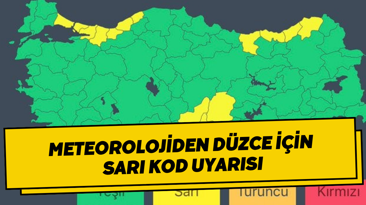 Meteoroloji Sarı Kod İle Uyardı