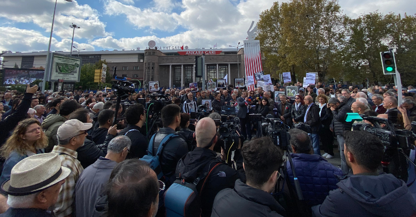 Gar patlamasının yıl dönümünde anma yürüyüşü yapıldı