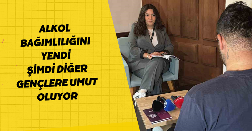 Alkol bağımlılığını yendi, şimdi diğer gençlere umut oluyor