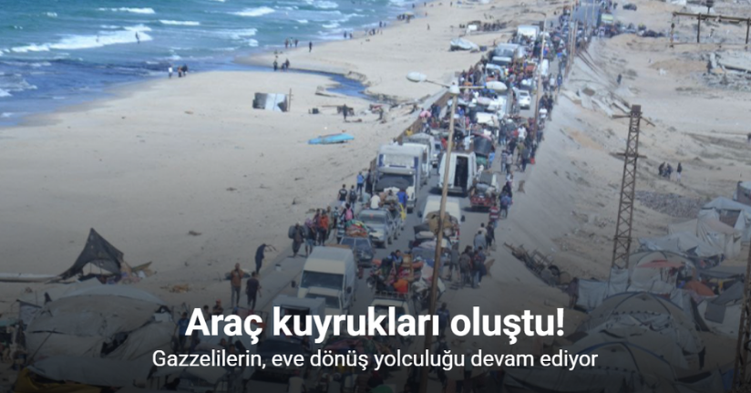 Gazzelilerin, eve dönüş yolculuğu devam ediyor