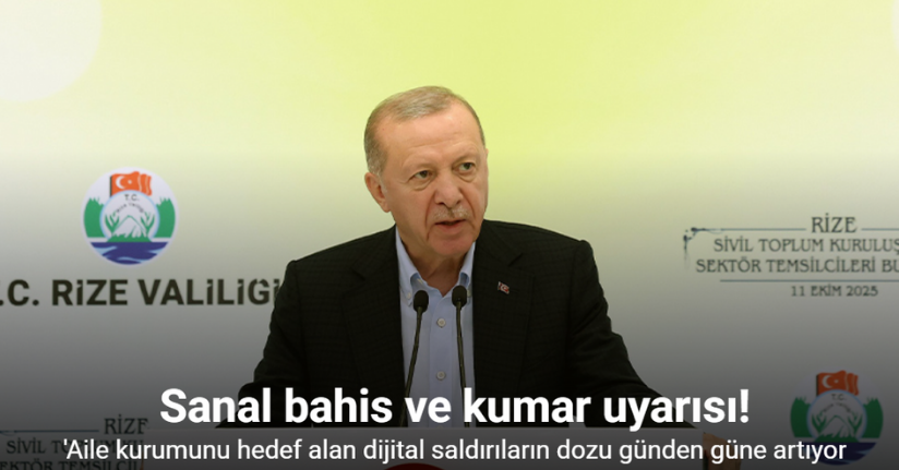 Cumhurbaşkanı Erdoğan: 