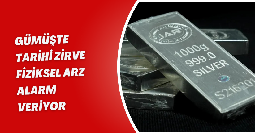 Gümüşte Tarihi Zirve: Fiziksel Arz Alarm Veriyor