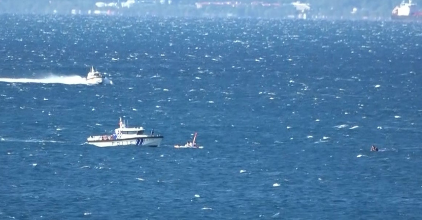 Akdeniz’de 19 SUP board yapan gençler rüzgarla 2 mil açığa sürüklendi