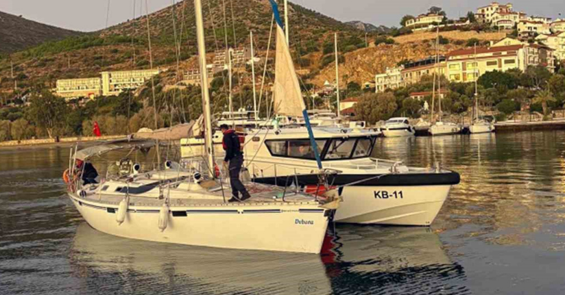 Datça’da yelkenli teknede 42 düzensiz göçmen ve 2 göçmen kaçakçısı yakalandı