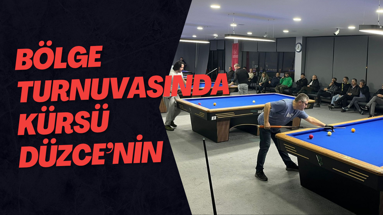 Bölge Turnuvasında Kürsü Düzce’nin