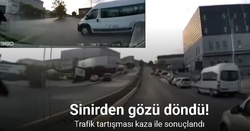 Esenyurt’ta trafik tartışması kaza ile sonuçlandı