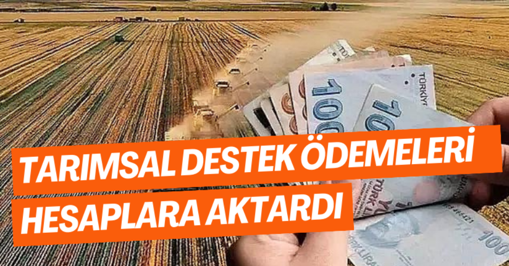 Tarımsal Destek Ödemesi Hesaplara Yatırıldı