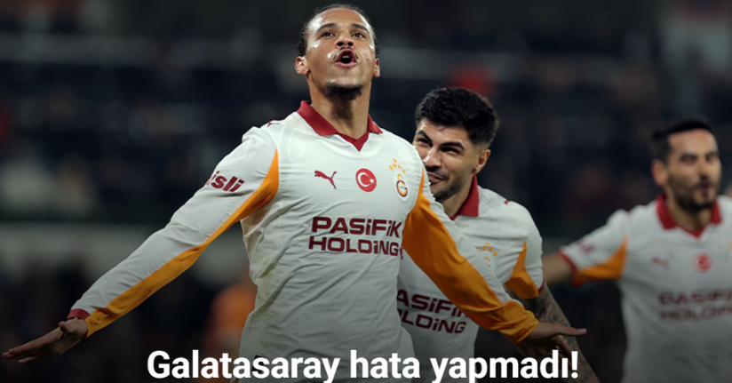 Galatasaray hata yapmadı! Başakşehir'den 3 puanı 2 golle aldı