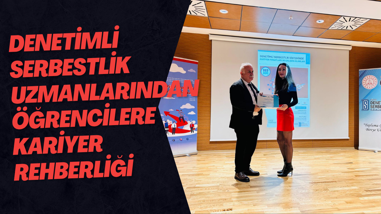 Denetimli Serbestlik Uzmanlarından Öğrencilere Kariyer Rehberliği