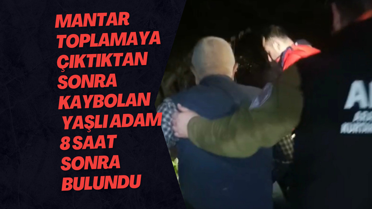 Mantar Toplamaya Çıktıktan Sonra Kaybolan Yaşlı Adam 8 Saat Sonra Bulundu 