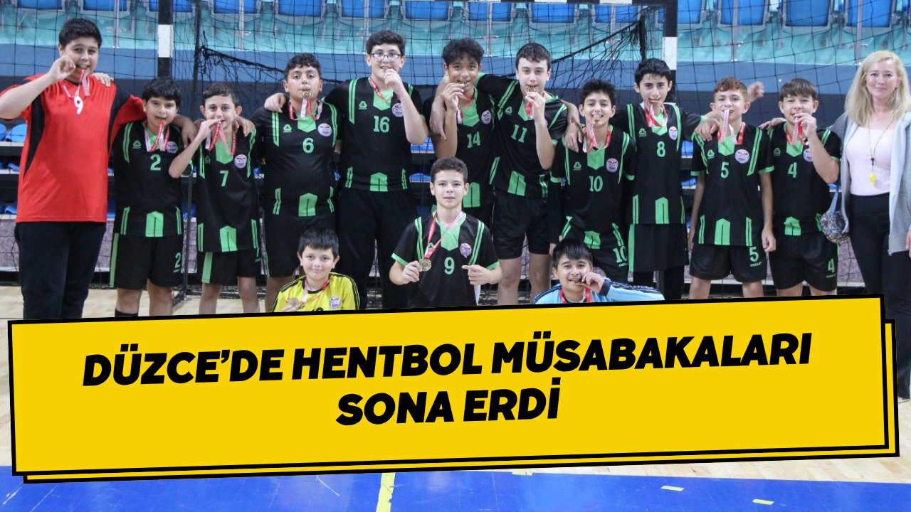 Düzce’de Hentbol Müsabakaları Sona Erdi