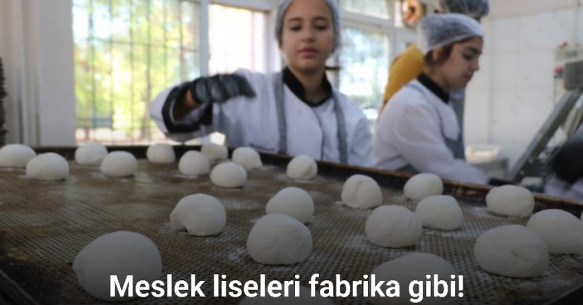 Diyarbakır’daki meslek liseleri fabrika gibi çalışıyor: Geçen yıl ciro tam 230 milyon lira