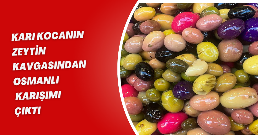 Karı kocanın zeytin kavgasından