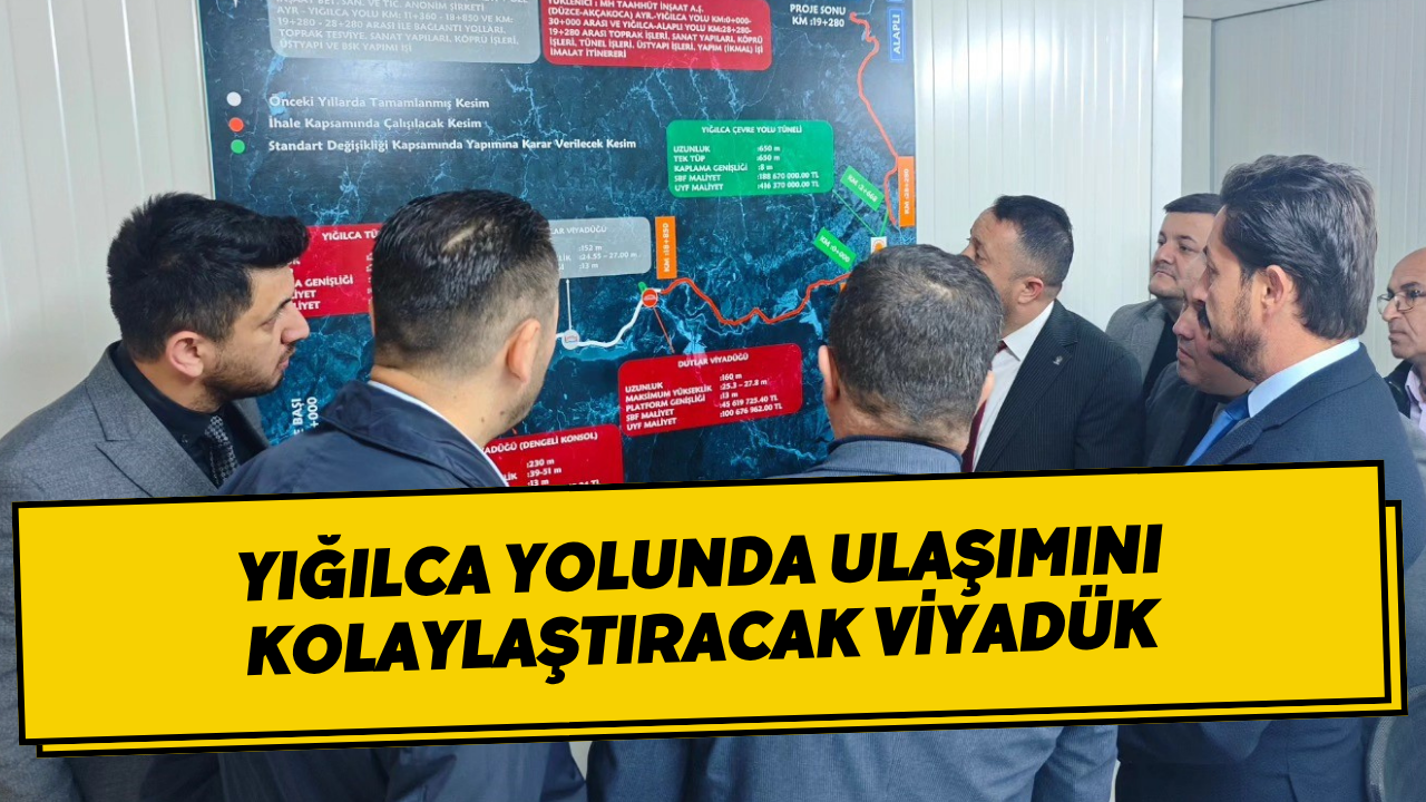 Yığılca Yolunda Ulaşımını Kolaylaştıracak Viyadük