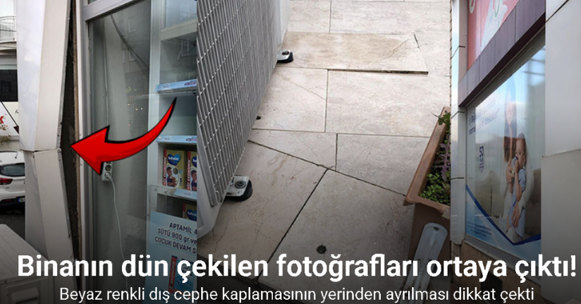 Gebze’de çöken binanın dün çekilen fotoğrafları ortaya çıktı