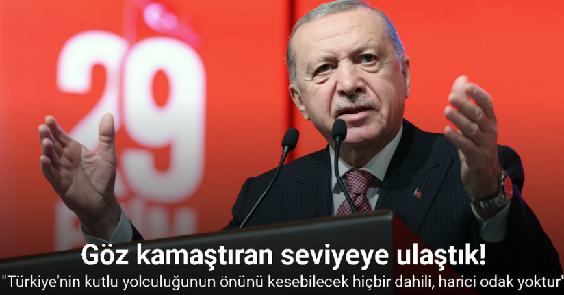Cumhurbaşkanı Erdoğan: