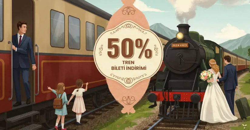 24 bin 851 genç çift, yüzde 50 indirimle tren yolculuğu yaptı