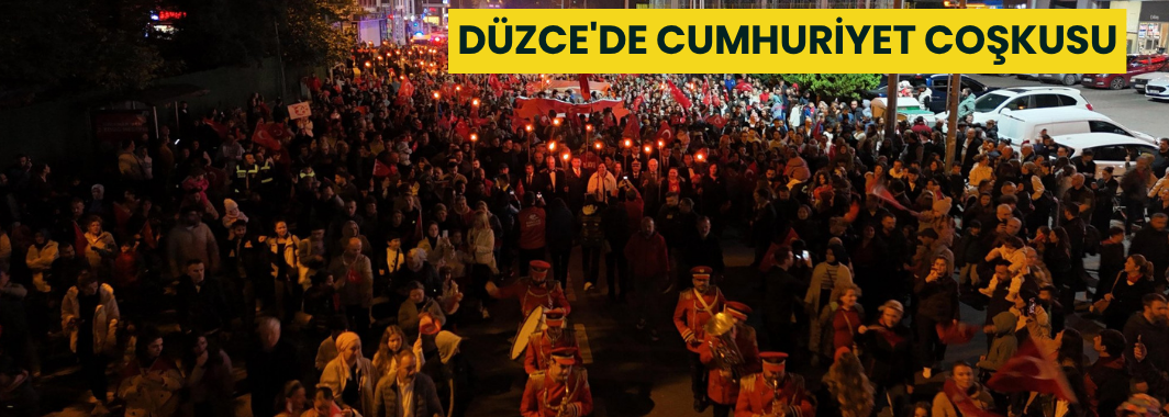 Düzce'de Cumhuriyet Coşkusu