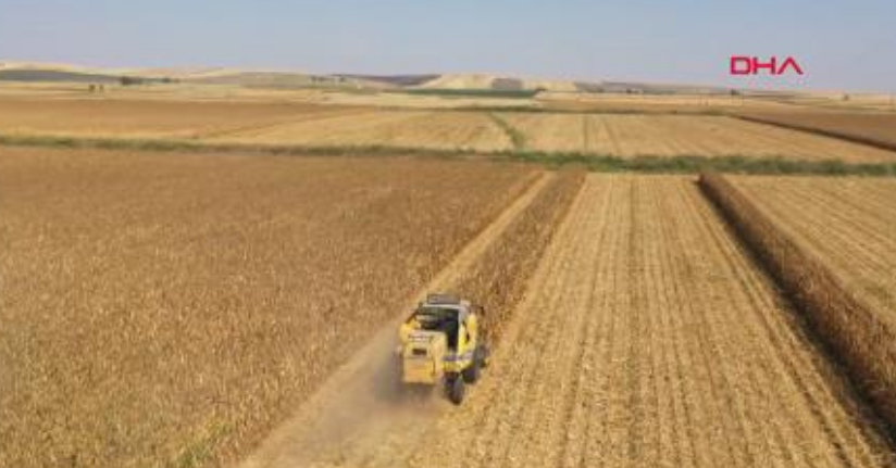 Biçerdöver hibesi ile hasat 3 dakikaya indi