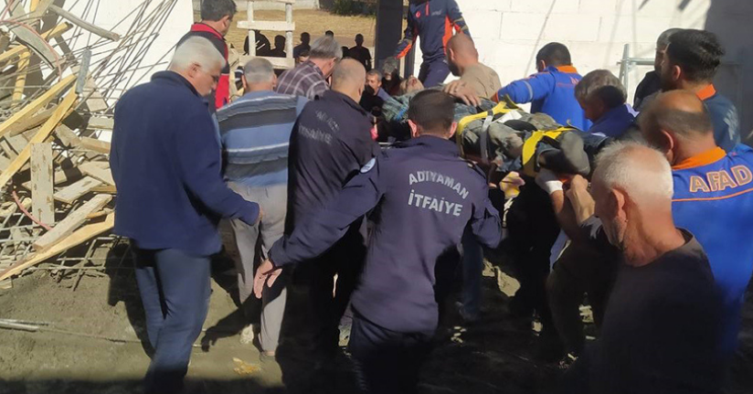 Adıyaman’da cami kubbesi çöktü: 5 yaralı