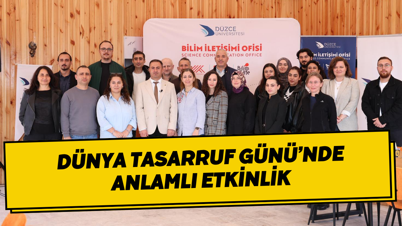 Dünya Tasarruf Günü’nde Anlamlı Etkinlik