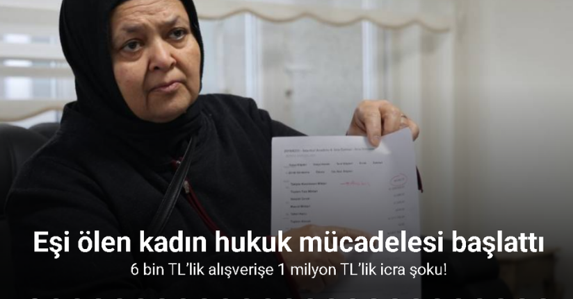 6 bin TL’lik alışverişe 1 milyon TL’lik icra geldi