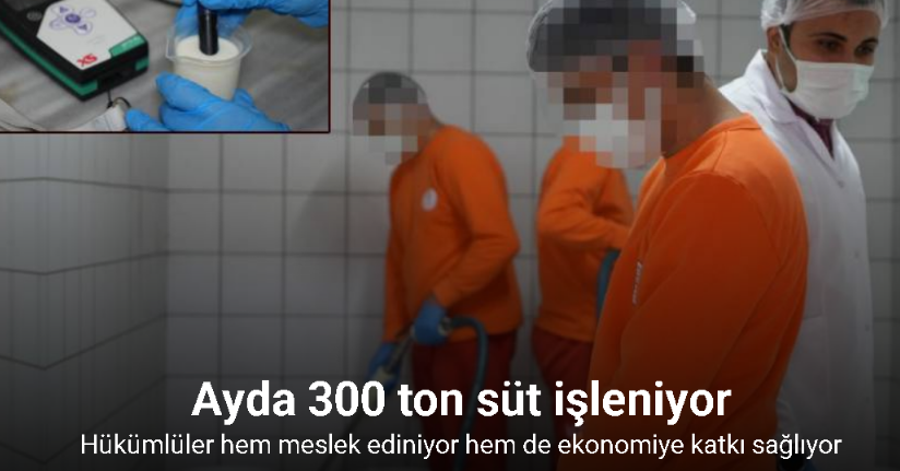 Hükümlüler hem meslek ediniyor hem üreterek ekonomiye katkı sağlıyorHükümlüler hem meslek ediniyor hem üreterek ekonomiye katkı sağlıyor