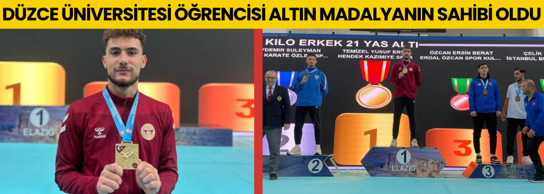 Yunus Emre Temizel'den Altın Madalya