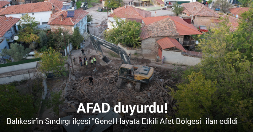 Balıkesir’in Sındırgı ilçesi 