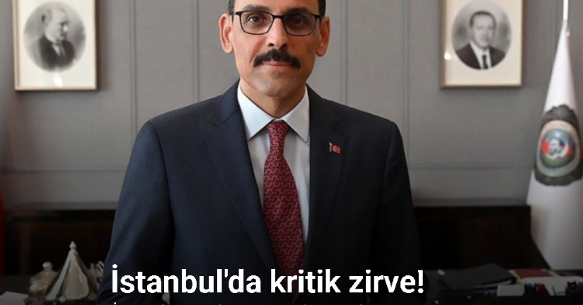 MİT Başkanı Kalın, Hamas Siyasi Bürosu Müzakere heyeti ile bir araya geldi