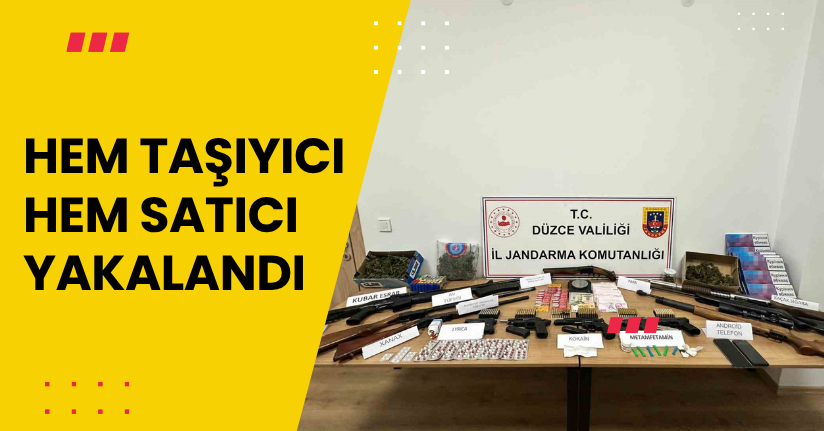 Hem taşıyıcı hem satıcı yakalandı
