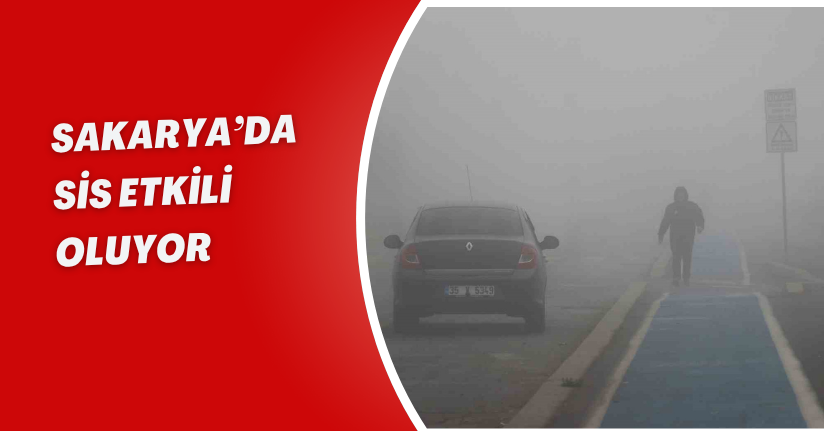 Sakarya’da sis etkili oldu