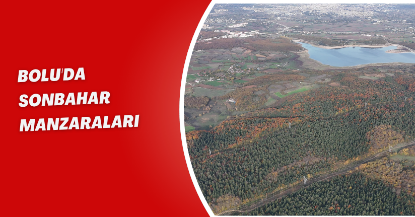 Bolu'da sonbahar manzaraları