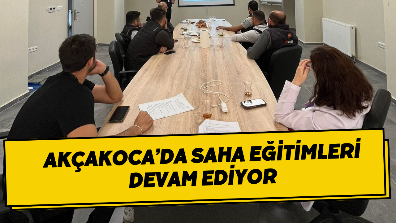 Akçakoca’da SAHA Eğitimleri Devam Ediyor