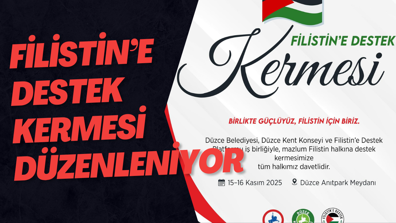 Filistin’e Destek Kermesi Düzenleniyor