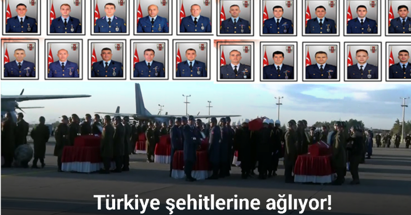 Türkiye şehitlerine ağlıyor! Kahramanlara son görev