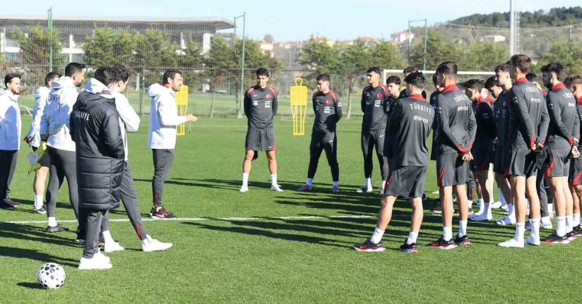 Ümit Milli Takımı, Litvanya maçı hazırlıklarına ara vermeden başladı