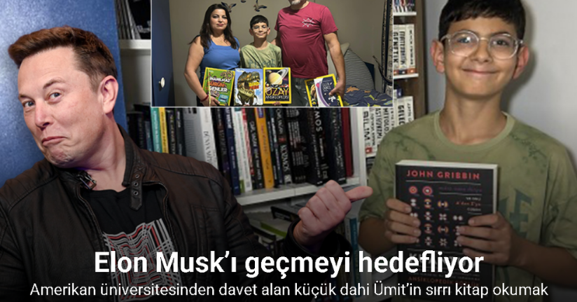 Amerikan üniversitesinden eğitim daveti alan küçük dahi Ümit’in sırrı kitap okumak