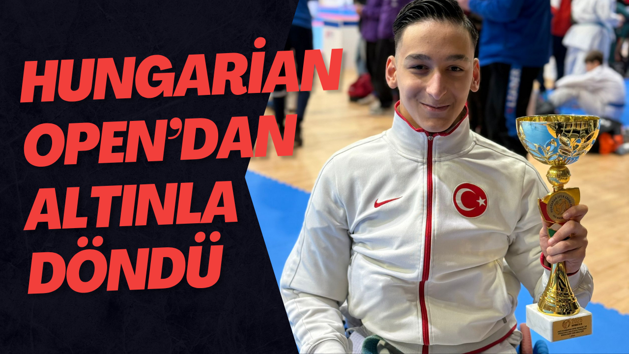 Hungarian Open’dan Altınla Döndü