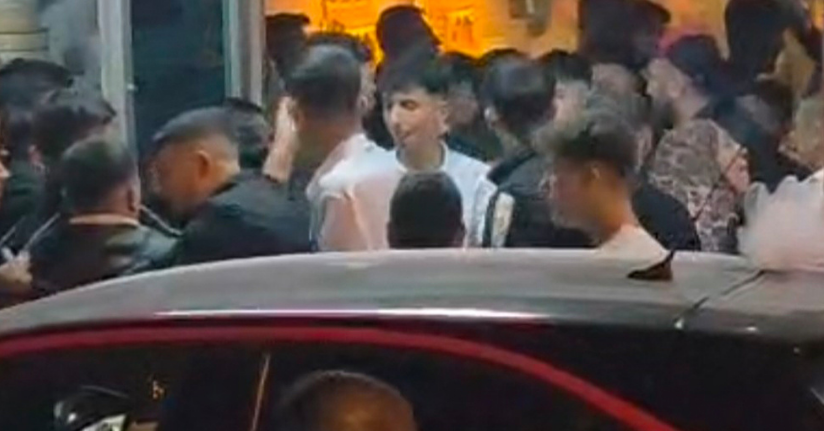 İstanbul’da düğün salonundaki kavga kamerada