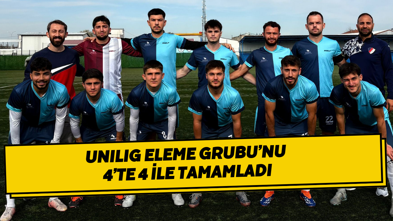 UNILIG Eleme Grubu’nu 4’te 4 ile Tamamladı