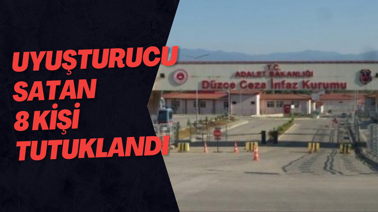 Uyuşturucu Satan 8 Kişi Tutuklandı