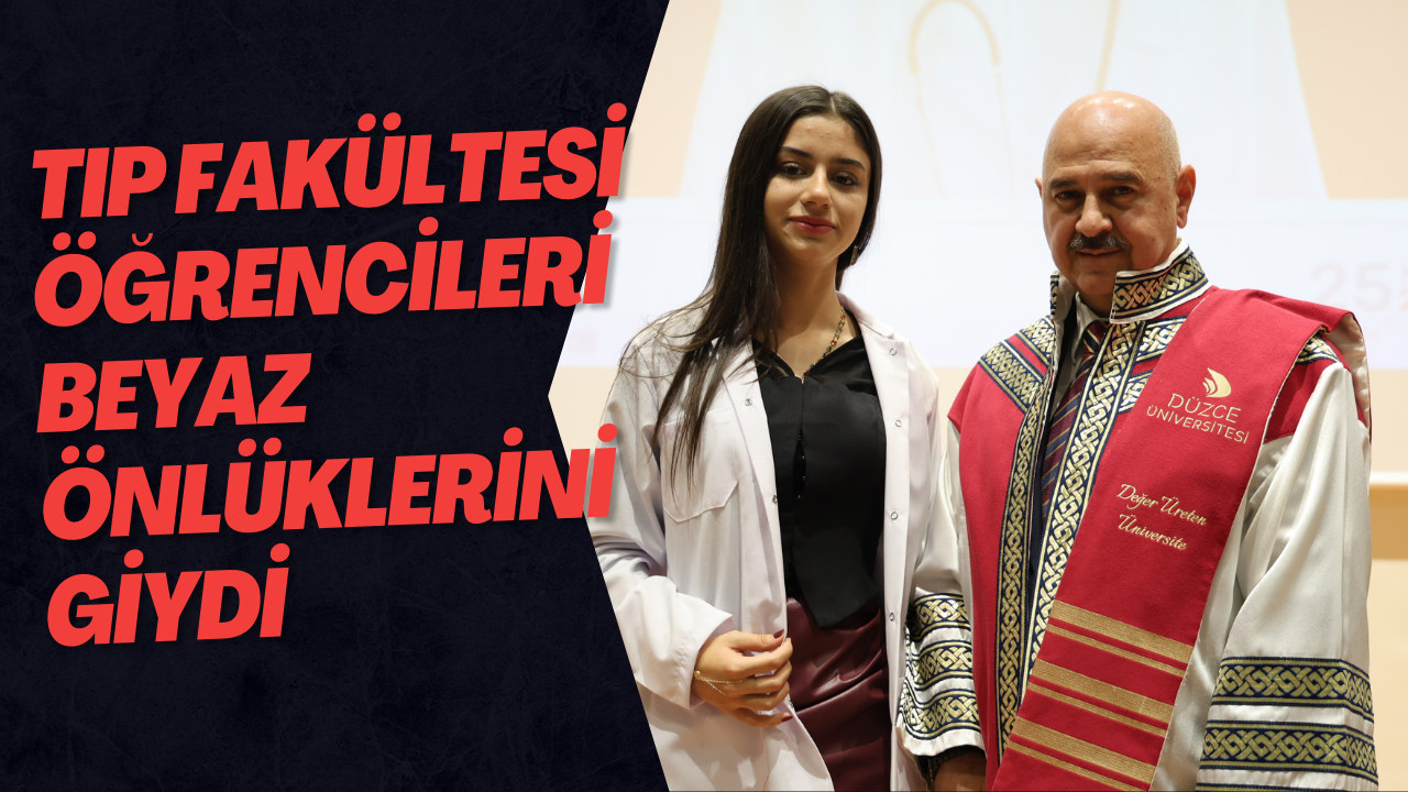 Tıp Fakültesi Öğrencileri Beyaz Önlüklerini Giydi