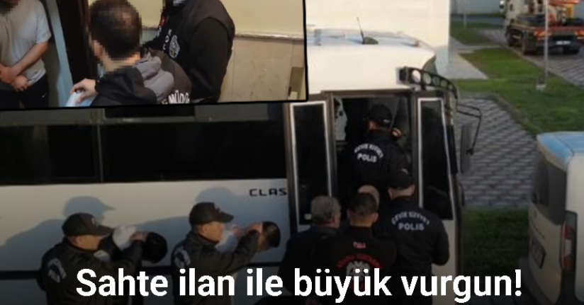 Sahte ilan ile vurgun: Hesaplarında 1 milyar 175 milyon liralık işlem tespit edildi