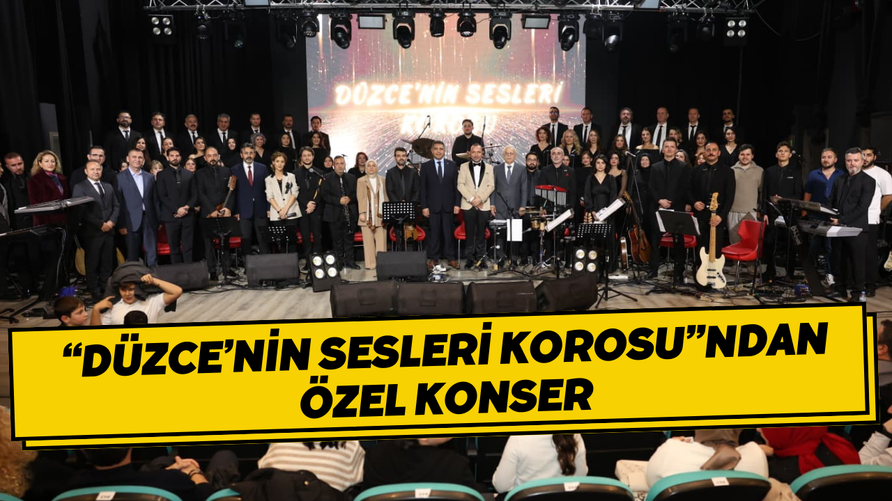 “Düzce’nin Sesleri Korosu”ndan Özel Konser