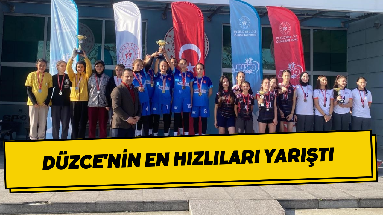Düzce'nin En Hızlıları Yarıştı