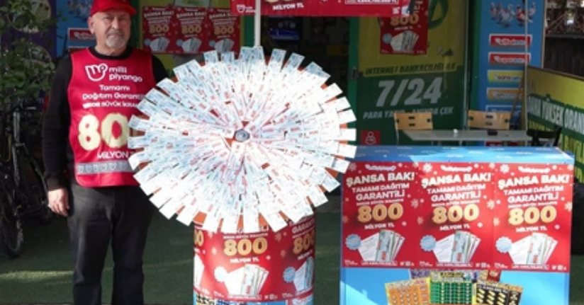 Milli Piyango’nun 800 milyon TL’lik yılbaşı büyük ikramiyesine yoğun ilgi