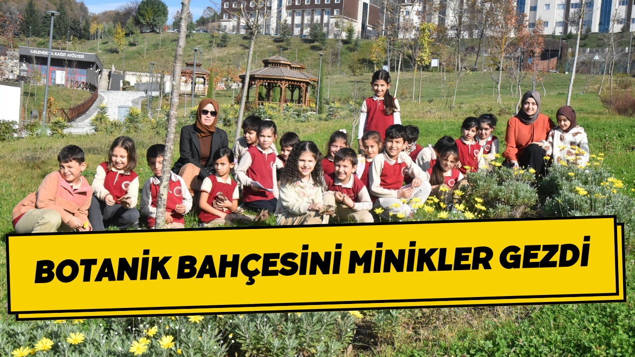 Botanik Bahçesini Minikler Gezdi