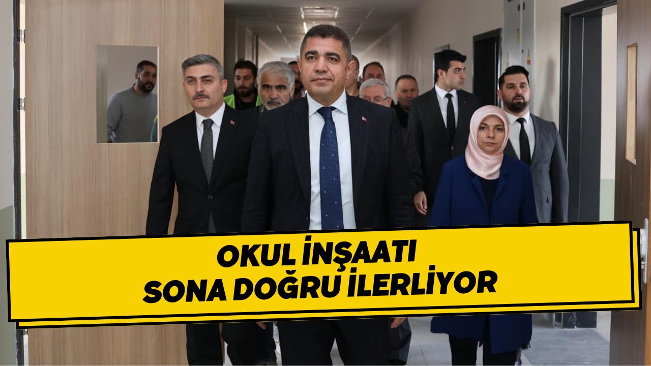 Okul İnşaatı Sona Doğru İlerliyor