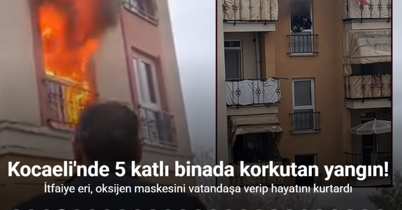 İtfaiye eri, oksijen maskesini vatandaşa verip hayatını kurtardı
